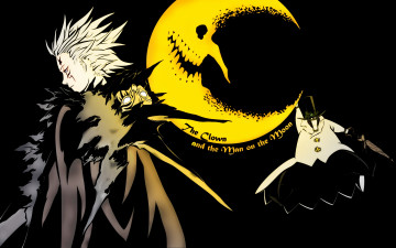 Картинка аниме +gray-man зонт акума луна граф allen walker воин экзорцист парень