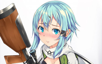 Картинка аниме sword+art+online фон девушка взгляд