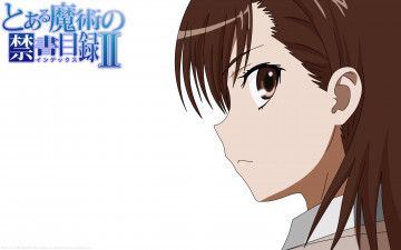 Картинка аниме toaru+majutsu+no+index девушка взгляд фон