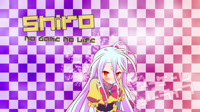 Обои картинки фото аниме, no game no life, фон, взгляд, девушка