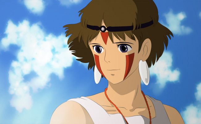 Обои картинки фото аниме, mononoke hime, принцесса, мононоке
