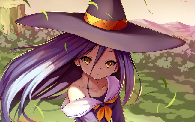 Обои картинки фото аниме, no game no life, фон, взгляд, девушка