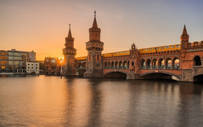 Обои картинки фото города, - мосты, мост, река