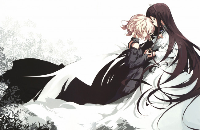 Обои картинки фото аниме, unknown,  другое, девушки