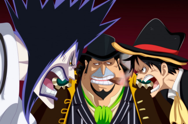 Обои картинки фото аниме, one piece, большой, куш
