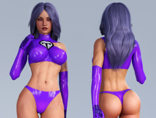 Картинка 3д+графика люди+ people фон взгляд девушка