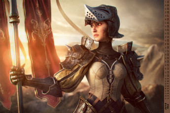 Картинка календари фэнтези доспехи взгляд девушка