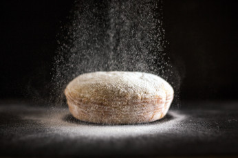Картинка еда хлеб +выпечка каравай мука