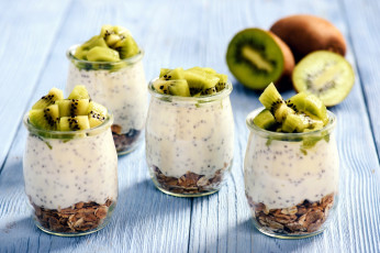 Картинка еда мороженое +десерты десерт киви