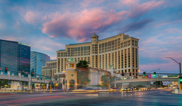 Картинка bellagio+hotel города лас-вегас+ сша простор