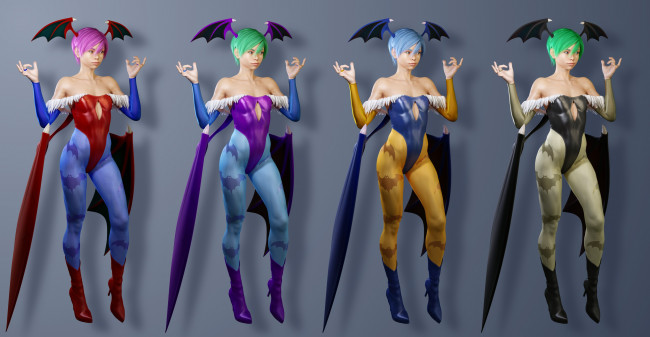 Обои картинки фото 3д графика, существа , creatures, фон, взгляд, девушки