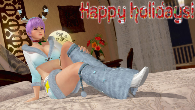 Обои картинки фото 3д графика, праздники , holidays, взгляд, девушка, фон