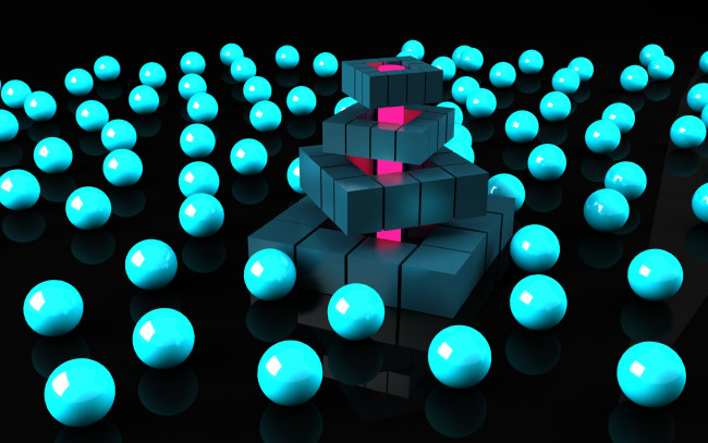 Обои картинки фото 3д графика, шары , balls, фон, шары