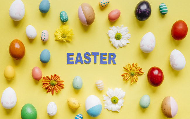 Обои картинки фото праздничные, пасха, яйца