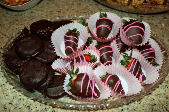 Картинка еда клубника +земляника