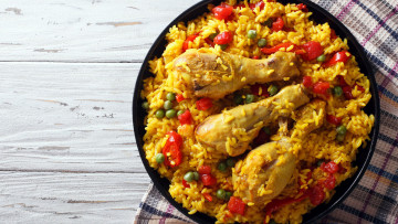Картинка еда мясные+блюда паэлья