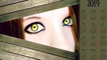 Картинка календари рисованные +векторная+графика лицо