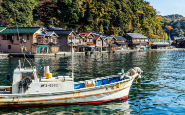 обоя корабли, баркасы ,  буксиры, баркас