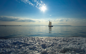 Картинка корабли парусники пейзаж