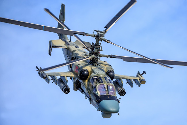 Обои картинки фото ka-52, авиация, вертолёты, вертушка