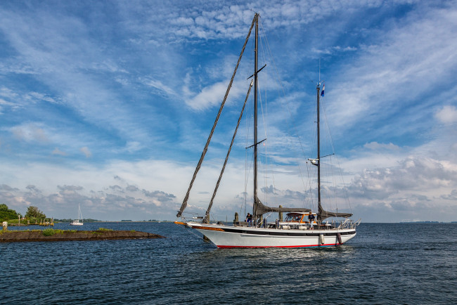 Обои картинки фото корабли, яхты, паруса, мачты