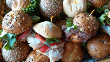 Картинка еда бутерброды +гамбургеры +канапе гамбургер