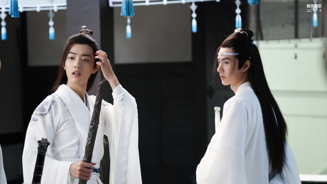 Обои картинки фото кино фильмы, the untamed, вэй, усянь, лань, ванцзи