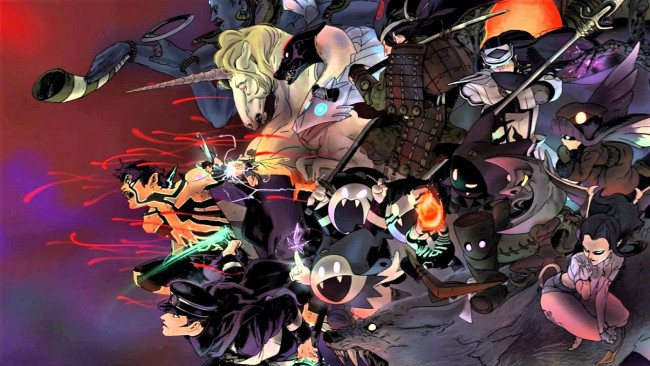 Обои картинки фото видео игры, shin megami tensei,  nocturne, персонажи