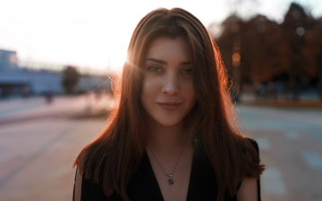 Картинка девушки -+лица +портреты рыжая лицо улица