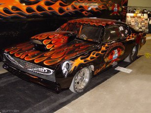 Картинка chevrolet camaro автомобили выставки уличные фото