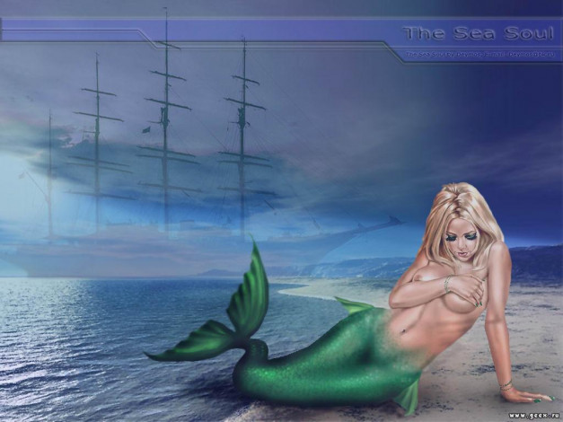 Обои картинки фото фэнтези, русалки