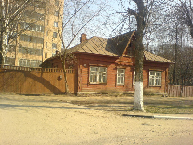 Обои картинки фото славный, город, дмитров, города, здания, дома