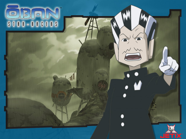 Обои картинки фото oban, star, racers, аниме