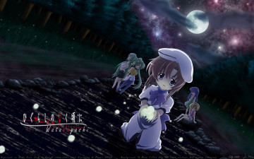 Картинка аниме higurashi no naku koro ni ryuuguu rena sonozaki mion shion houjou satoko furude rika