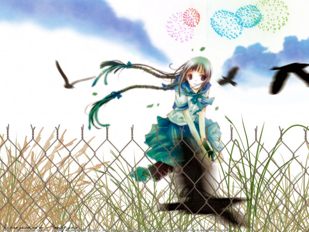 Обои картинки фото bungaku, shoujo, аниме