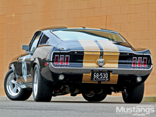 Картинка 1968 ford mustang gt fastback автомобили