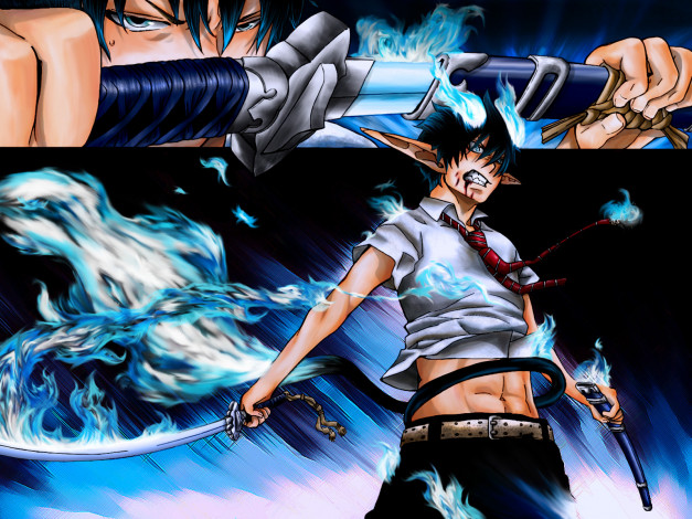 Обои картинки фото аниме, ao, no, exorcist