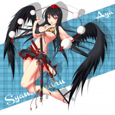 Картинка shameimaru aya аниме touhou