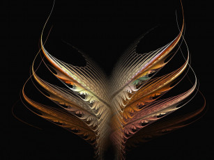 Картинка 3д графика fractal фракталы узор цвета фон