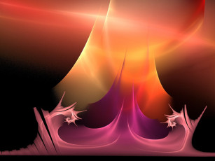 Картинка 3д графика fractal фракталы узор цвета фон