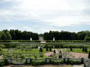 Картинка города санкт петербург петергоф россия мариинский пруд и каскад золотая гора