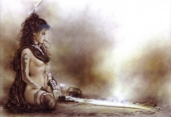 Картинка luis royo фэнтези девушка