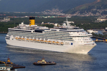 Картинка costa concordia корабли лайнеры паром порт