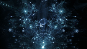 Картинка 3д графика fractal фракталы цвета фон узор