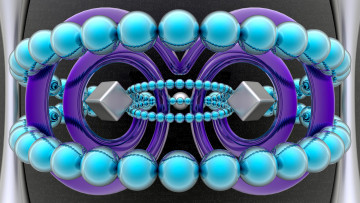 Картинка 3д графика fractal фракталы узор цвета фон