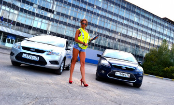 Картинка автомобили авто девушками