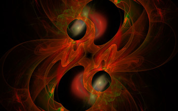 Картинка 3д графика fractal фракталы фон рисунок линии