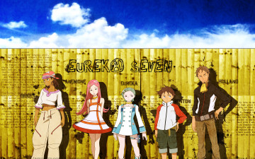 обоя аниме, eureka, seven