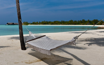 Картинка автор сергей доля природа тропики гамак мальдивы