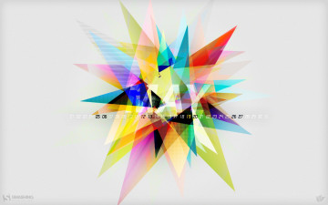 Картинка календари рисованные векторная графика абстракция